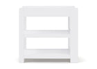 Bianca White (130L) 2-Emmie Changing Table with Bookcase Storage