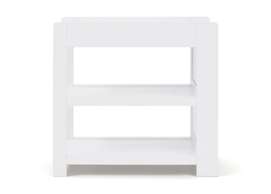 Bianca White (130L) 2-Emmie Changing Table with Bookcase Storage