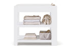 Bianca White (130L) 3-Emmie Changing Table with Bookcase Storage