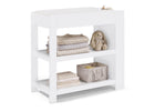 Bianca White (130L) 4-Emmie Changing Table with Bookcase Storage