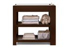 Walnut (1324L) 9-Emmie Changing Table with Bookcase Storage