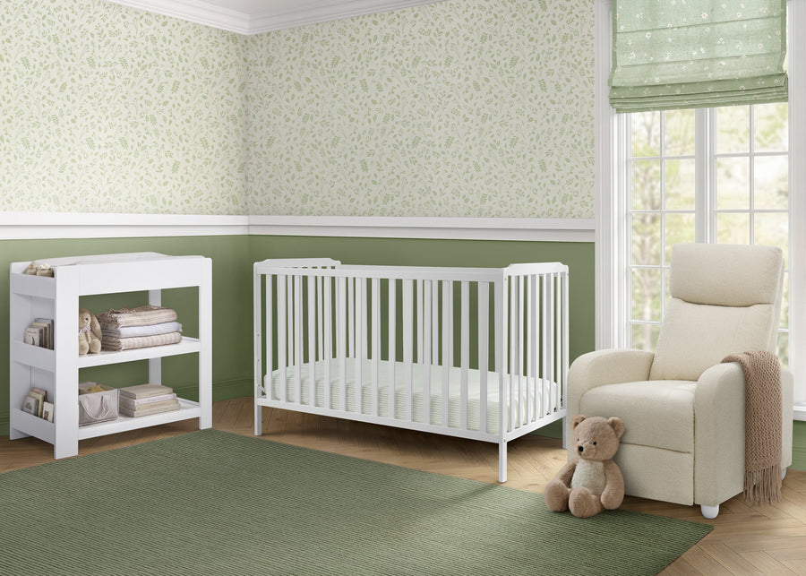 White (1587) 1-Emmie 4-in-1 Convertible Crib