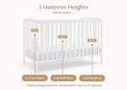 White (1587) 4-Emmie 4-in-1 Convertible Crib