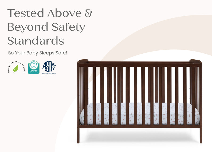 Espresso (1588) 14-Emmie 4-in-1 Convertible Crib