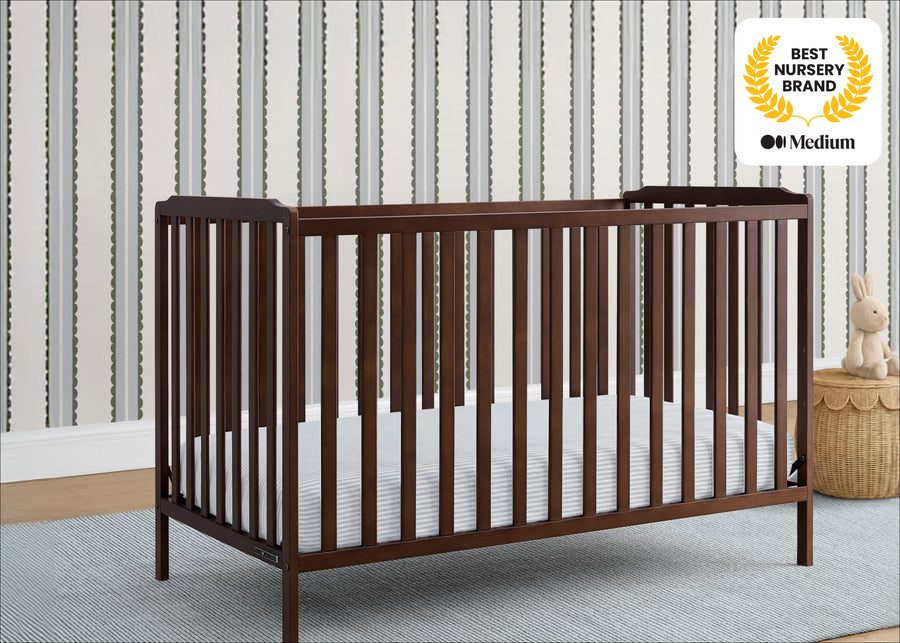 Espresso (1588) 9-Emmie 4-in-1 Convertible Crib