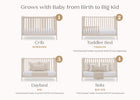 Soft Beige (1590) 28-Emmie 4-in-1 Convertible Crib