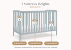 Porcelain Blue (1591) 41-Emmie 4-in-1 Convertible Crib