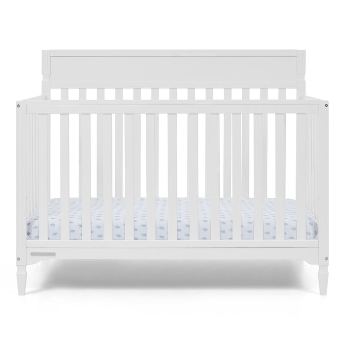 DCB: Bianca White (130) 10-Elliot 6-in-1 Convertible Crib