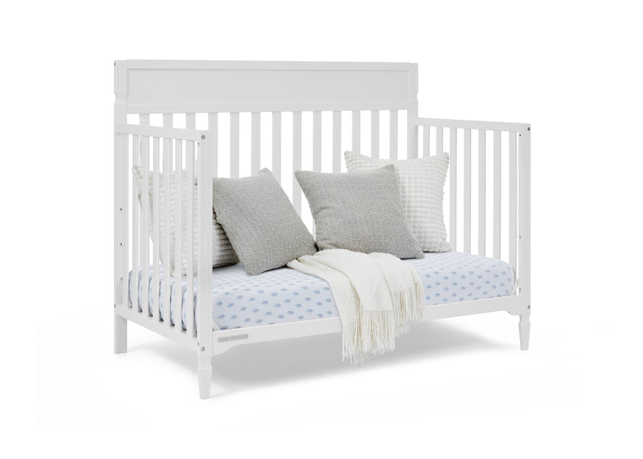 Bianca White (130) 6-Elliot 6-in-1 Convertible Crib