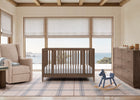 Teak Brown (1526) 1-Grow With Me 9-in-1 Convertible Bassinet to Crib