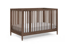 Teak Brown (1526) 4-Grow With Me 9-in-1 Convertible Bassinet to Crib