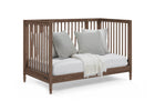 Teak Brown (1526) 8-Grow With Me 9-in-1 Convertible Bassinet to Crib
