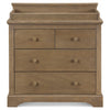 Rustic Acorn (1383) 14-Paloma 4 Drawer Dresser with Changing Top and Interlocking Drawers