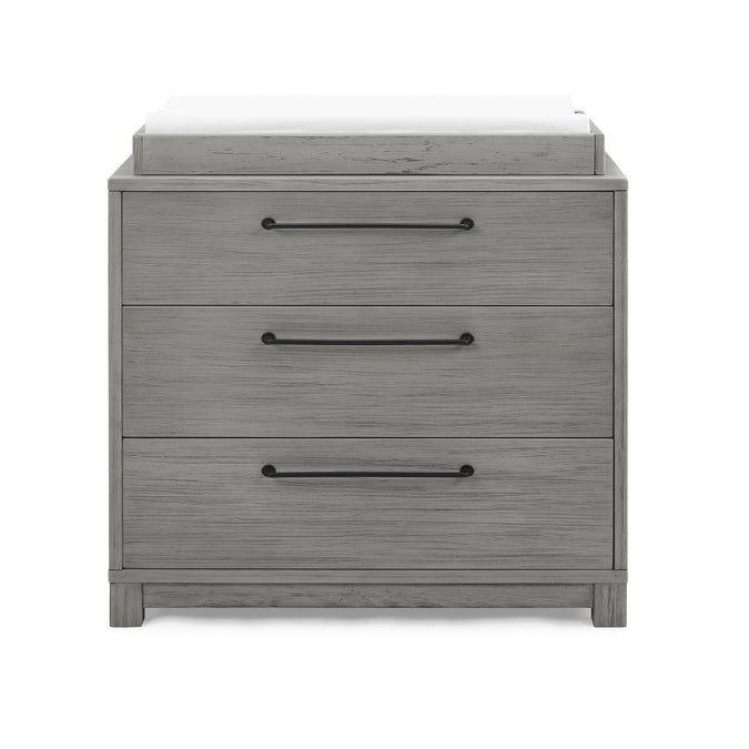 Rustic Ash (1376) 3-Willow 3 Drawer Dresser with Changing Top