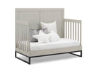 Rustic Mist with Matte Black (1395)  14-Foundry 6-in-1 Convertible Crib