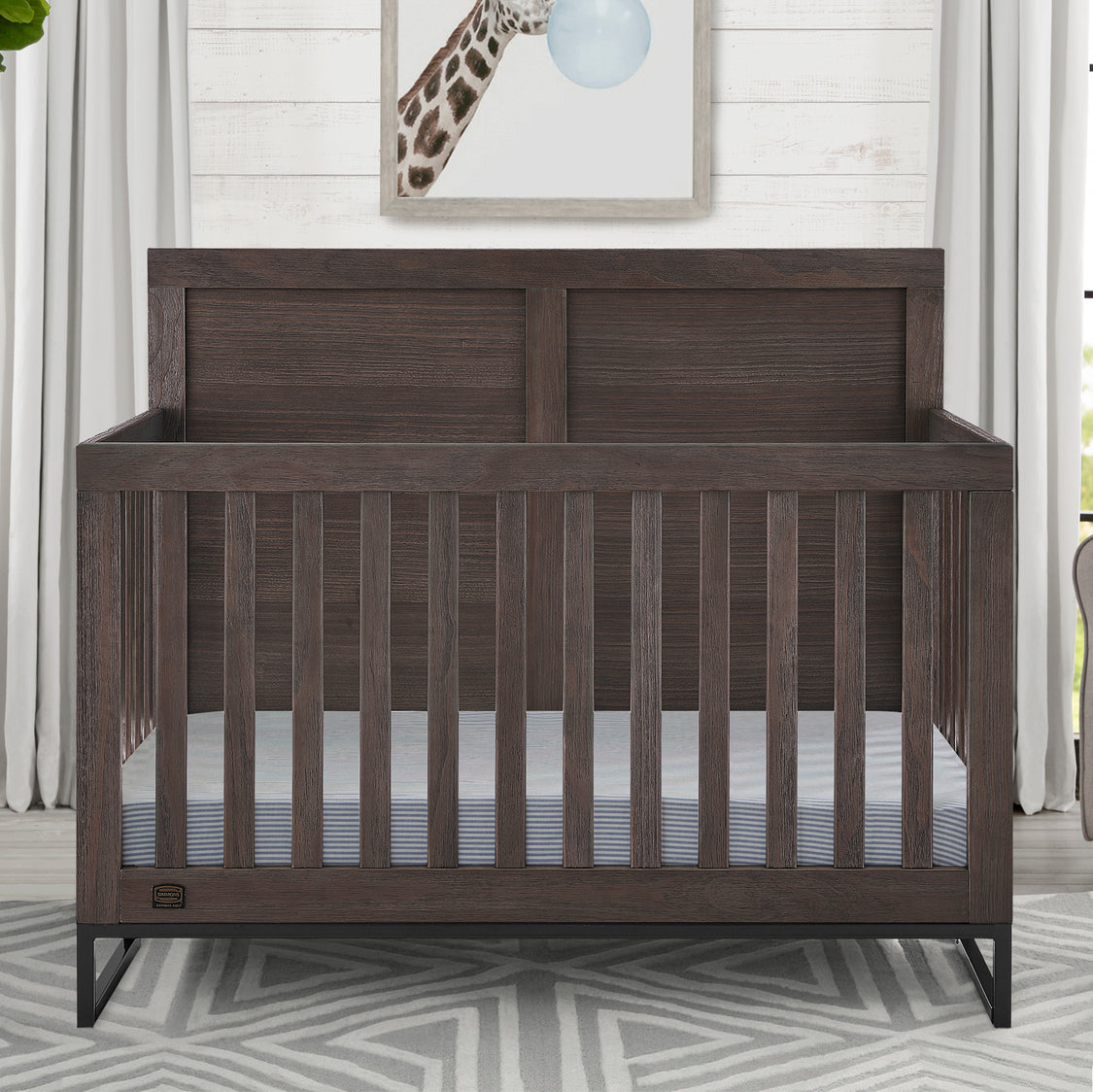 W343150 1469 Foundry 6in1 Crib Rustic Grey Lifestyle 117