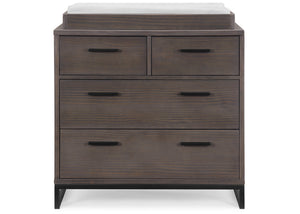 rustic grey dresser with changing table Delta Children Spencer 3 Drawer Dresser with Changing Topper