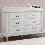 Juliette 6 Drawer Dresser with Changing Top and Interlocking Drawers