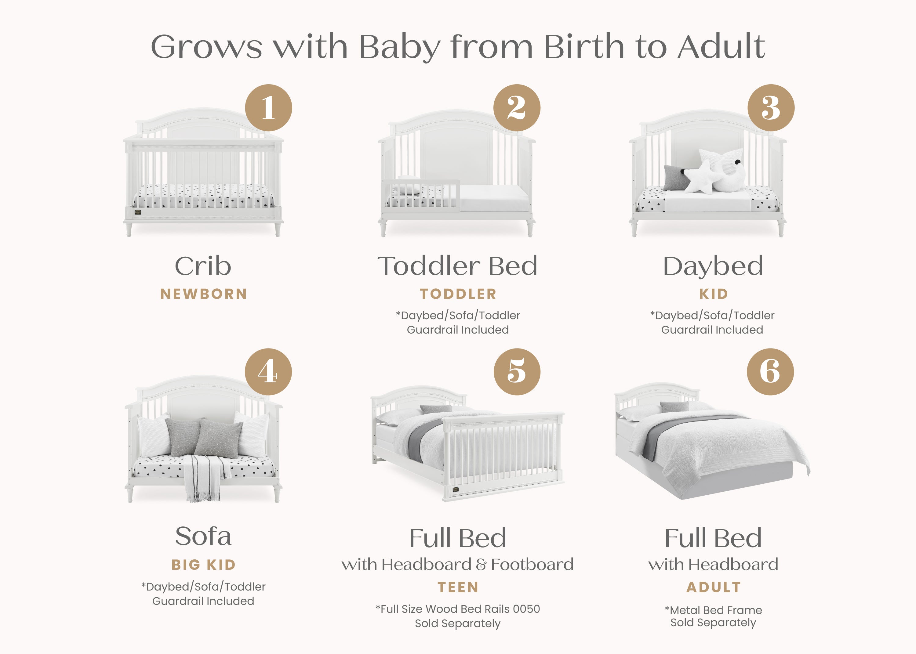 Juliette★！！！！！！！！！！！！！！！！！！！ Juliette 6-in-1 Convertible Crib - Delta Children