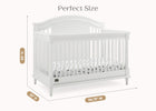 Bianca White (130) 7-Juliette 6-in-1 Convertible Crib
