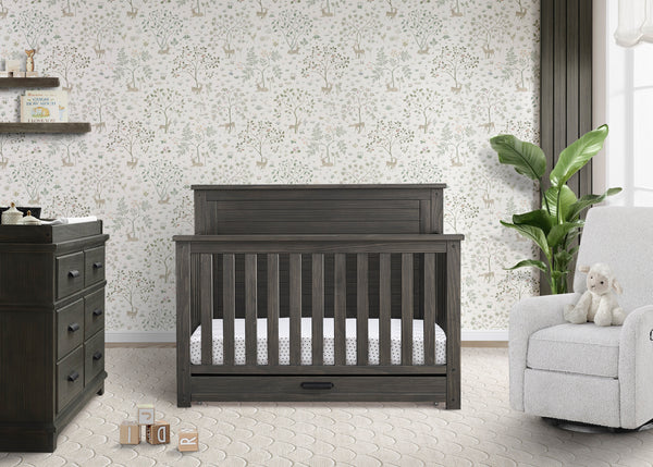 Caden 6-in-1 Convertible Crib with Trundle Drawer Delta Children