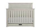 Rustic Mist (1373) 28-Caden 6-in-1 Convertible Crib with Trundle Drawer