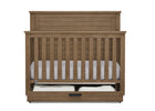 Aged Oak (845) 54-Caden 6-in-1 Convertible Crib with Trundle Drawer