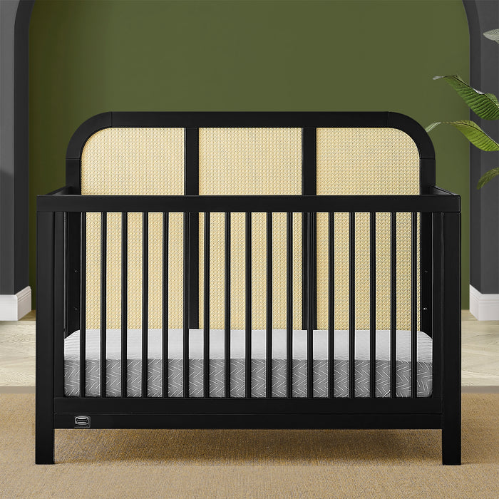 W350150 1507 Theo 6in1 Crib Ebony Textured Almond Lifestyle 08 1-Theo 6-in-1 Convertible Crib