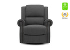 Charcoal Grey (931) 8-Dylan Nursery Recliner Glider Swivel Chair
