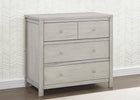 Rustic Mist (1373) 6-Cambridge 3 Drawer Dresser with Interlocking Drawers