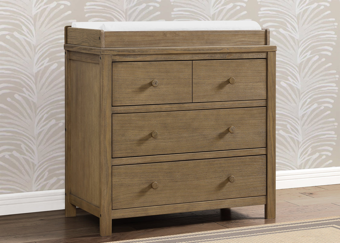 cambridge brown 3 drawer dresser Unbranded Cambridge 3-Drawer Brown Nightstand 820-10-40