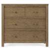 DCB: Rustic Acorn (1383) 19-Cambridge 3 Drawer Dresser with Interlocking Drawers