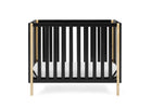 Ebony with Natural (1482) 21-Gio Mini Crib with 2.75-Inch Mattress