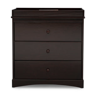 Delta children's 3 drawer dresser chocolate outlet