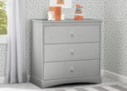 Sutton 3 Drawer Dresser with Changing Top and Interlocking Drawers 13-Sutton 3 Drawer Dresser with Changing Top and Interlocking Drawers