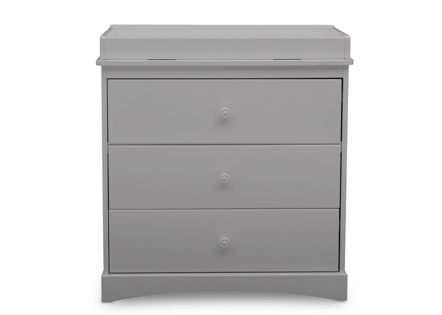 Sutton 3 Drawer Dresser with Changing Top and Interlocking Drawers 12-Sutton 3 Drawer Dresser with Changing Top and Interlocking Drawers
