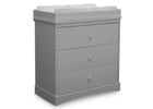 Sutton 3 Drawer Dresser with Changing Top and Interlocking Drawers 8-Sutton 3 Drawer Dresser with Changing Top and Interlocking Drawers