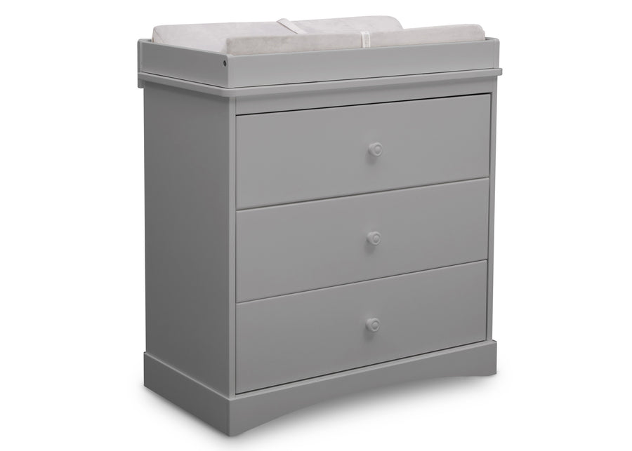Sutton 3 Drawer Dresser with Changing Top and Interlocking Drawers 8-Sutton 3 Drawer Dresser with Changing Top and Interlocking Drawers