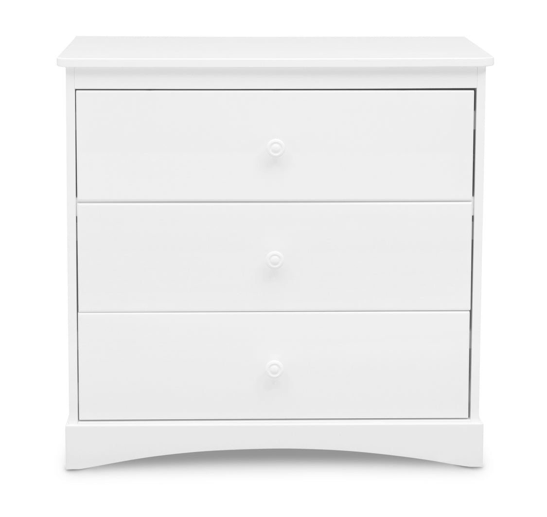 W699430 130 Sutton 3 Drawer Dresser wChanging Top Bianca White Silo 101
