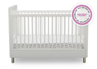 Bianca White (1321) 15-Avery 3-in-1 Convertible Crib