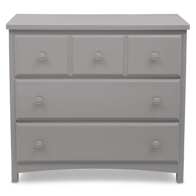 DCB:Grey (026) 6-3 Drawer Dresser with Interlocking Drawers