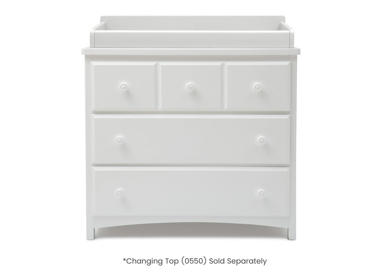 3 Drawer Dresser with Interlocking Drawers