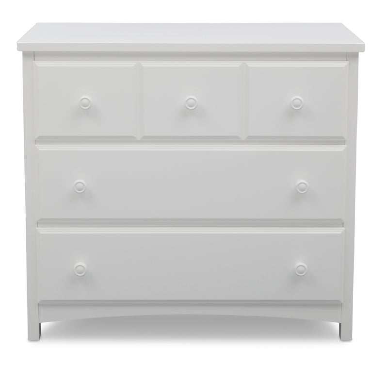3 Drawer Dresser with Interlocking Drawers