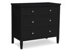 Ebony (0011) 39-Epic 3 Drawer Dresser with Interlocking Drawers