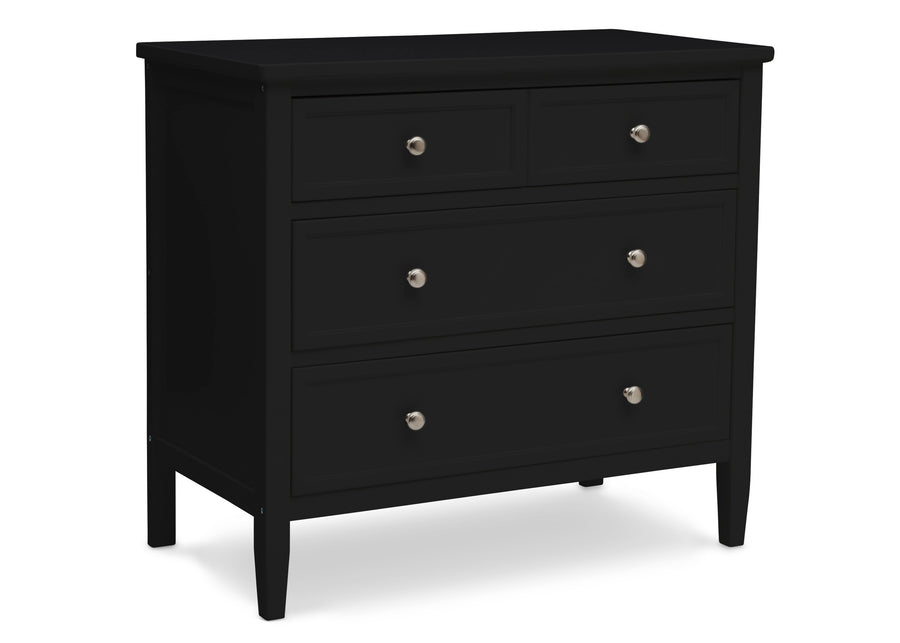 Ebony (0011) 39-Epic 3 Drawer Dresser with Interlocking Drawers