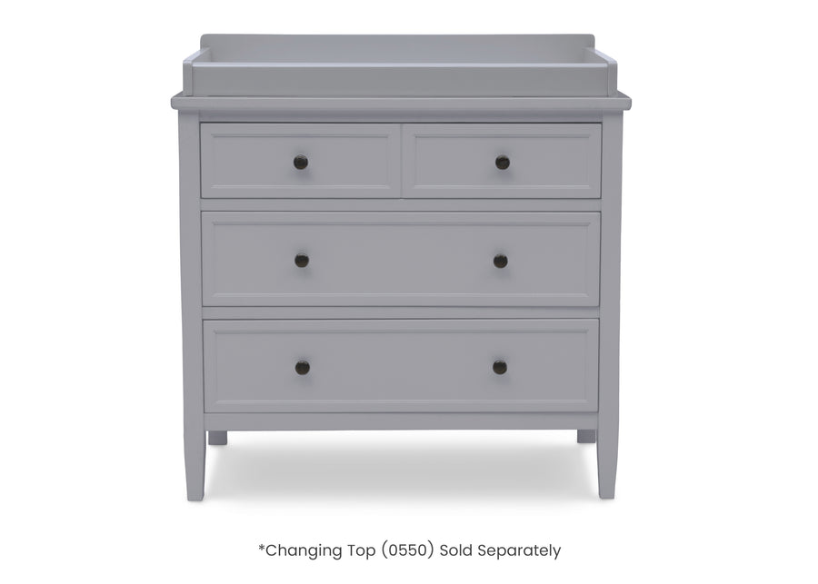 Grey (026) 22-Epic 3 Drawer Dresser with Interlocking Drawers