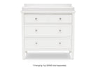 White (100) 14-Epic 3 Drawer Dresser with Interlocking Drawers