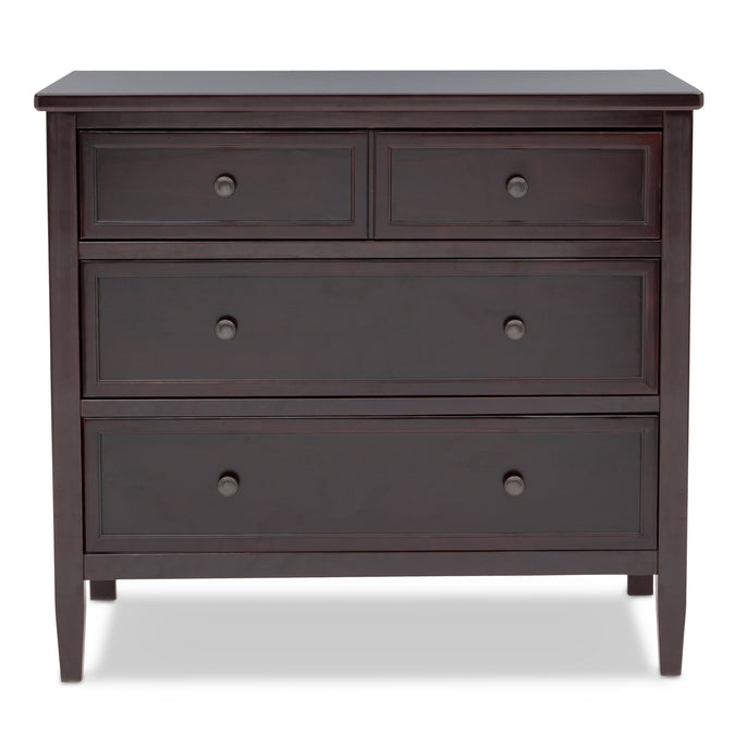 DCB:Dark Chocolate (207) 34-Epic 3 Drawer Dresser with Interlocking Drawers