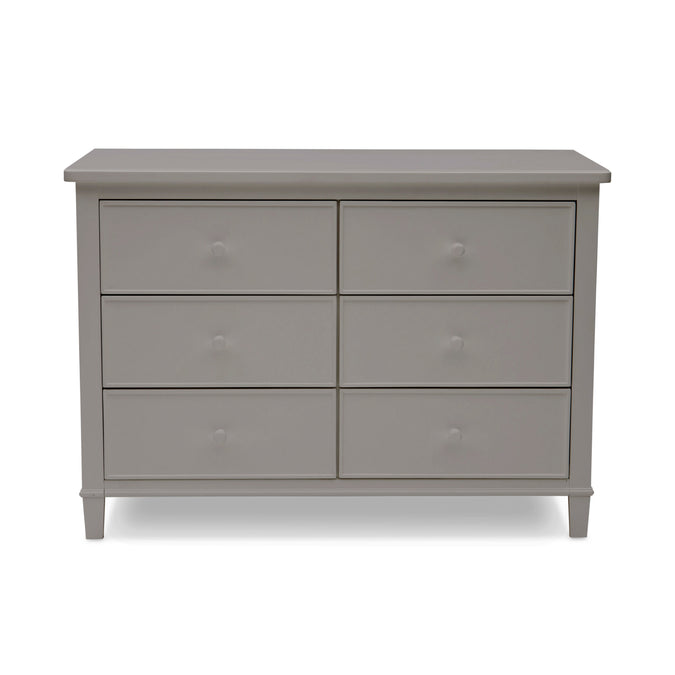 DCB: Grey (026) 8-Haven 6 Drawer Dresser with Interlocking Drawers