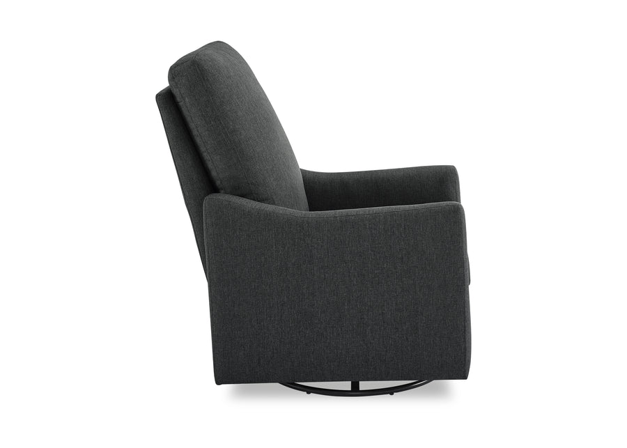 Charcoal Grey (931) 5-Adley Nursery Glider Swivel Rocker Chair